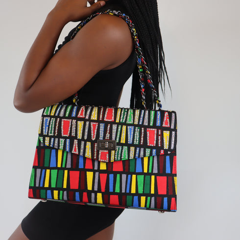 Jeweled Rainbow African Handmade Purse