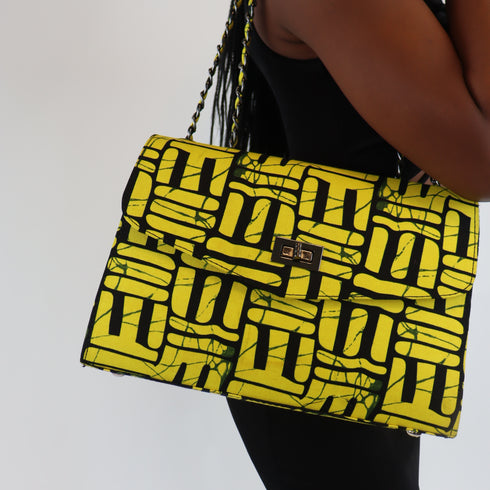Yellow Jack African Handmade Purse