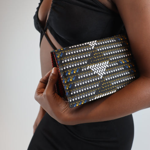 Afro Box African Handmade Clutch