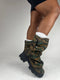 Women's Slouchy Mid Calf Combat Boots