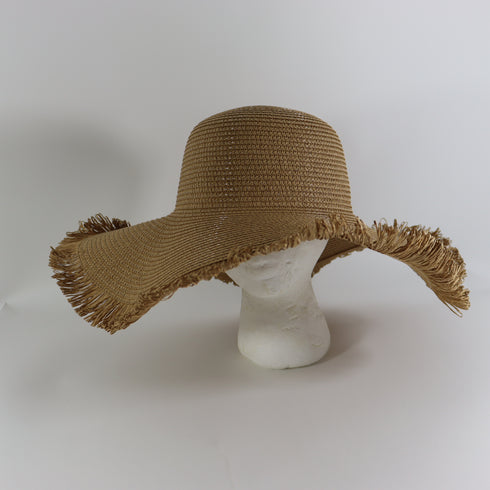 Wide Brim Fringe Straw Sun Hats