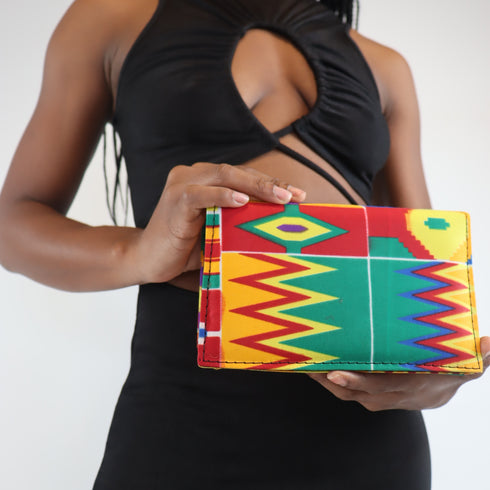 Afro Box African Handmade Clutch