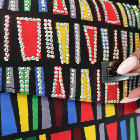 Jeweled Rainbow African Handmade Purse