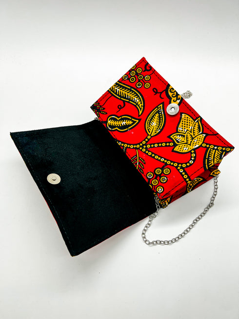 Afro Box African Handmade Clutch