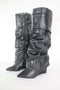 Women's Slouchy Knee High Wedge Boot