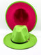 Green Rose Fedora Hat